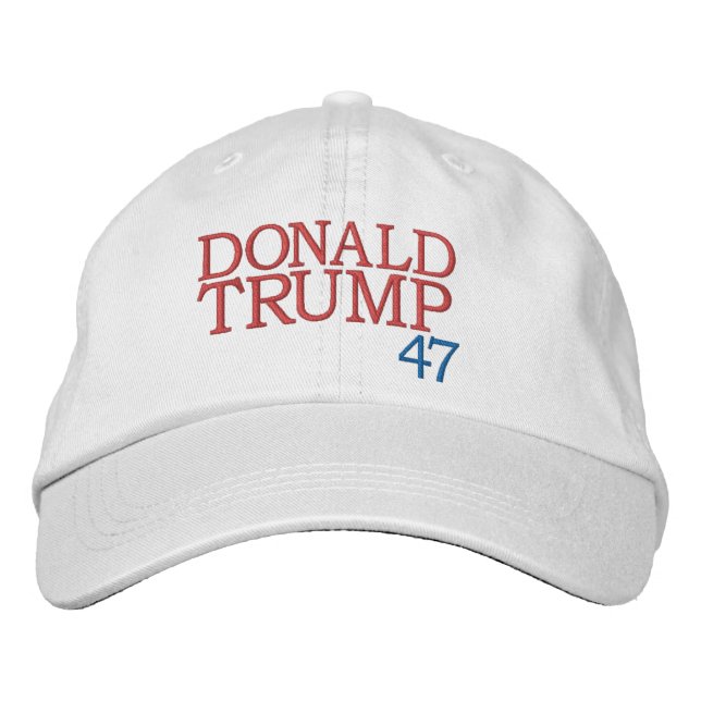 DONALD TRUMP 47 ALTERNATIV APPAREL BASIC CAP BRODERAD KEPS (Framsida)