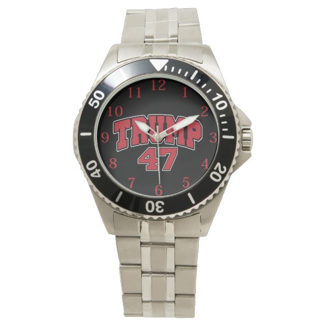 Donald Trump 47 Armbandsur (Framsida)