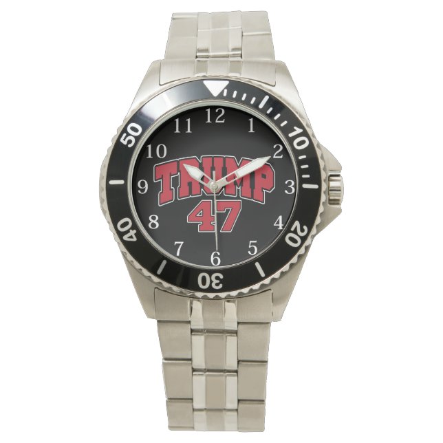Donald Trump 47 Armbandsur (Framsida)