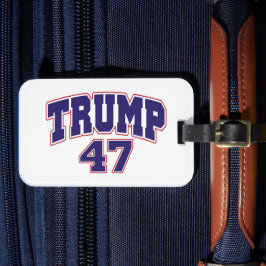 Donald Trump 47 Bagagebricka
