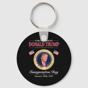 Donald Trump 47:e president Inauguration 2025 Supp Nyckelring