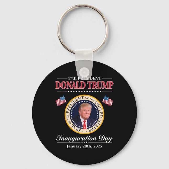Donald Trump 47:e president Inauguration 2025 Supp Nyckelring (Framsida)