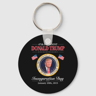 Donald Trump 47:e president Inauguration 2025 Supp Nyckelring