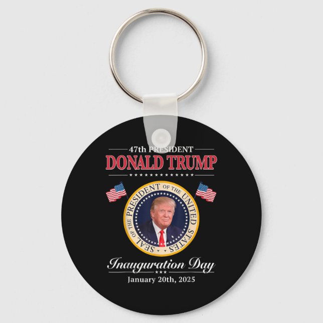 Donald Trump 47:e president Inauguration 2025 Supp Nyckelring (Framsida)