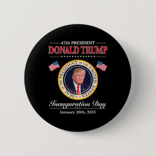 Donald Trump 47:e president invigning 2025 stöd Knapp