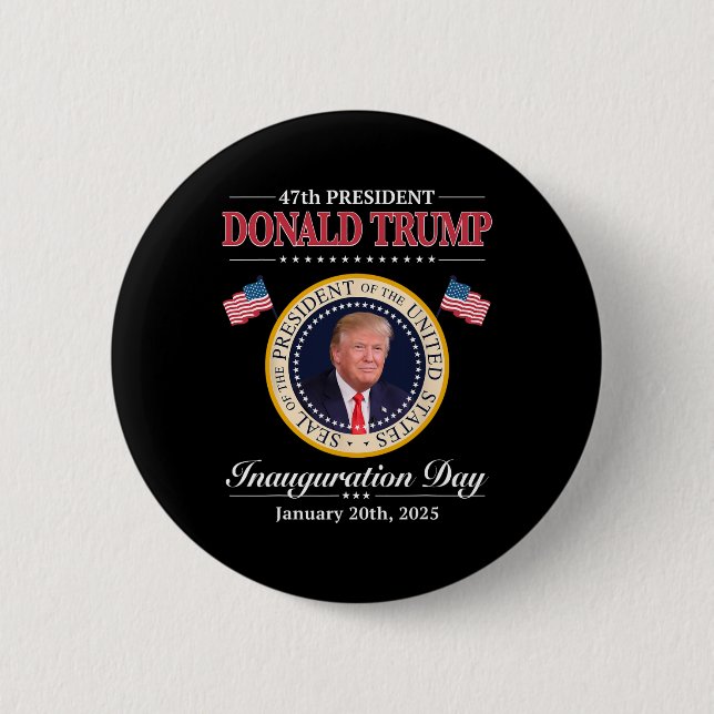 Donald Trump 47:e president invigning 2025 stöd Knapp (Framsida)