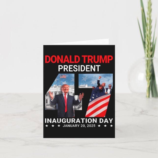 Donald Trump 47:e president invigning dag Januari Kort (Framsida)