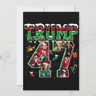 Donald Trump 47:e presidenten 2024 jultomten Inbjudningar