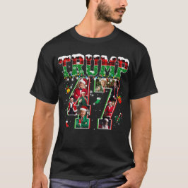 Donald Trump 47:e presidenten 2024 jultomten T Shirt