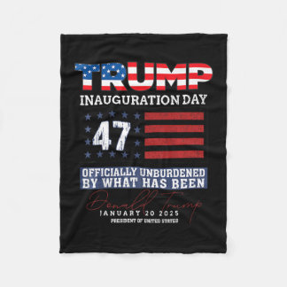 Donald Trump 47:e presidenten 2025 Inauguration Us Fleecefilt