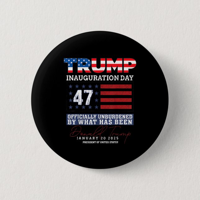 Donald Trump 47:e presidenten 2025 Inauguration Us Knapp (Framsida)
