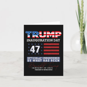 Donald Trump 47:e presidenten 2025 Inauguration Us Kort