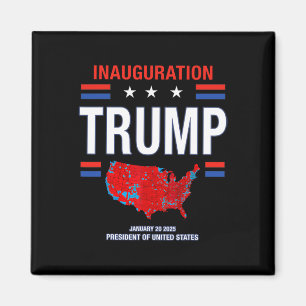Donald Trump 47:e presidenten 2025 Inauguration Us Magnet
