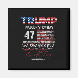 Donald Trump 47:e presidenten 2025 Inauguration Us Magnet