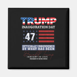 Donald Trump 47:e presidenten 2025 Inauguration Us Magnet