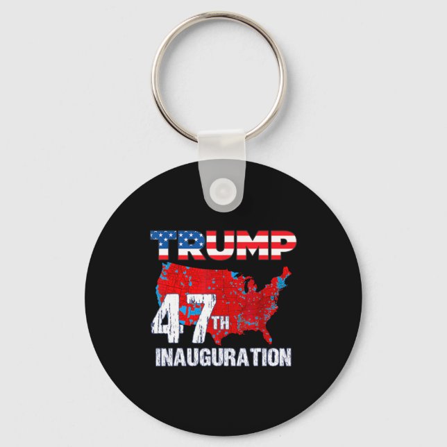 Donald Trump 47:e presidenten 2025 Inauguration Us Nyckelring (Framsida)