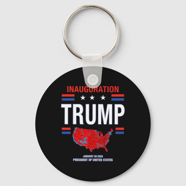 Donald Trump 47:e presidenten 2025 Inauguration Us Nyckelring (Framsida)