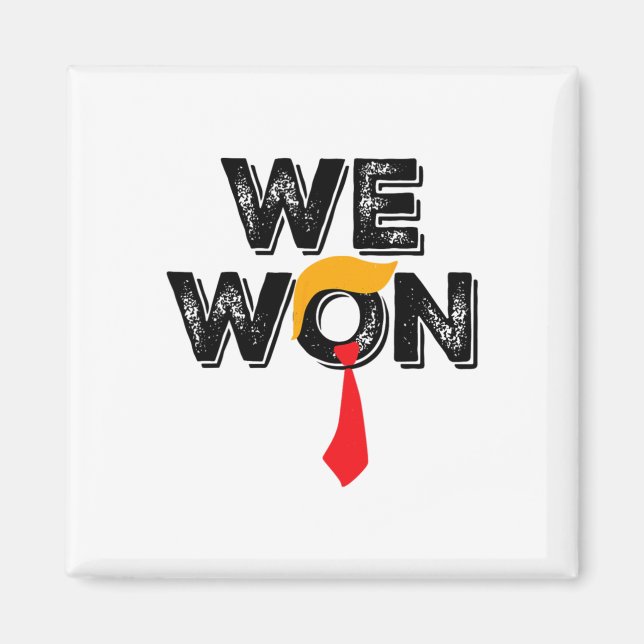 Donald Trump 47:e presidenten Jd Vance Vi Won Get  Magnet (Framsidan)