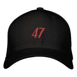 Donald Trump 47 Embroied Baseball Cap Broderad Keps