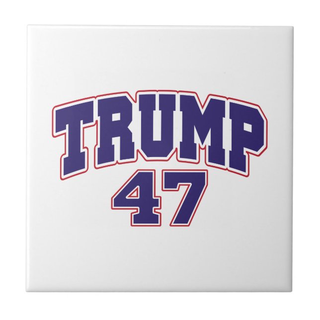 Donald Trump 47 Kakelplatta (Framsidan)