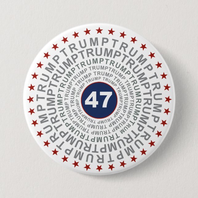 Donald Trump "47" Knapp (Framsida)