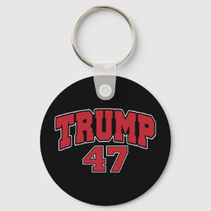 Donald Trump 47 Nyckelring