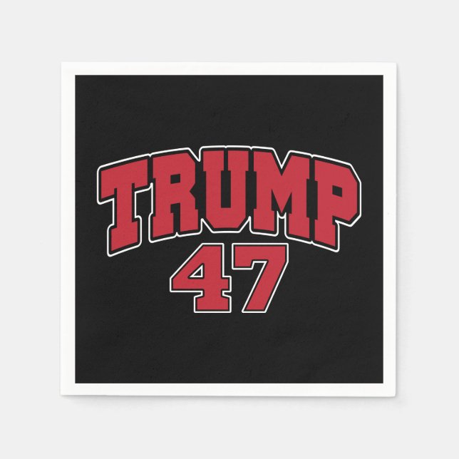 Donald Trump 47 Pappersservett (Framsidan)