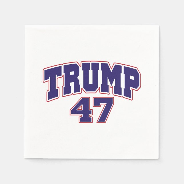 Donald Trump 47 Pappersservett (Framsidan)
