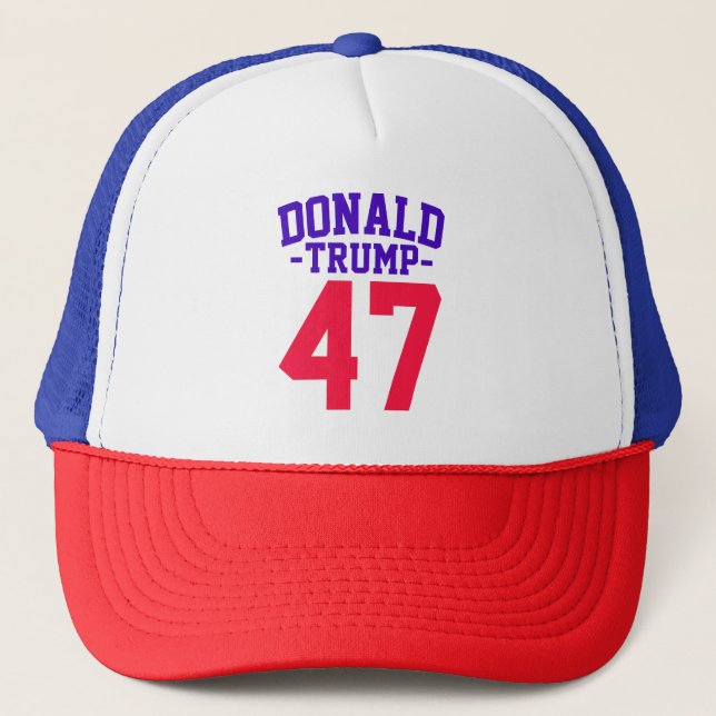 Donald Trump 47 Presidentval 2024 Keps (Framsida)