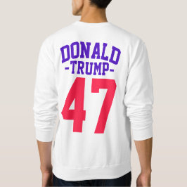 Donald Trump 47 Presidentval 2024 Lång Ärmad Tröja