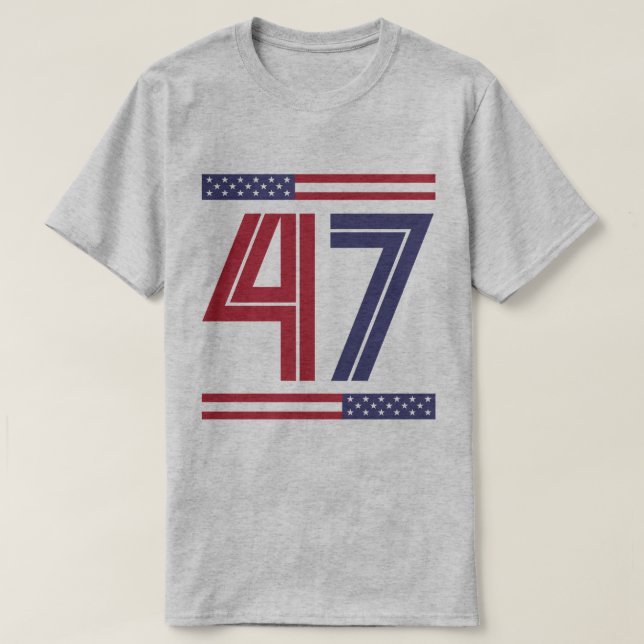Donald Trump 47 T Shirt (Design framsida)