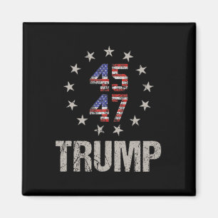 Donald Trump 47 USA:s president 2024 Shirt Trump 4 Magnet