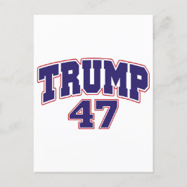 Donald Trump 47 Vykort