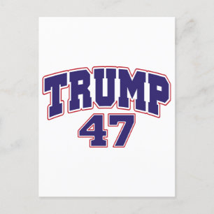 Donald Trump 47 Vykort