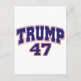 Donald Trump 47 Vykort