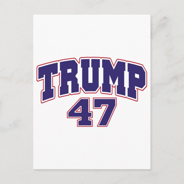 Donald Trump 47 Vykort (Framsida)