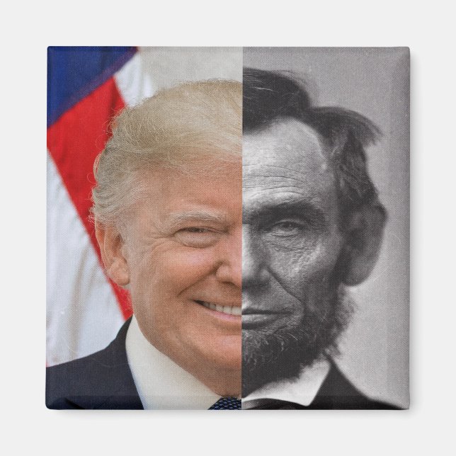 Donald Trump Abraham Lincoln Magnet (Framsidan)