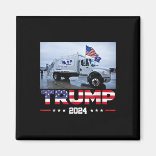 Donald Trump åker Garge Truck - Garge Truck Trump Magnet