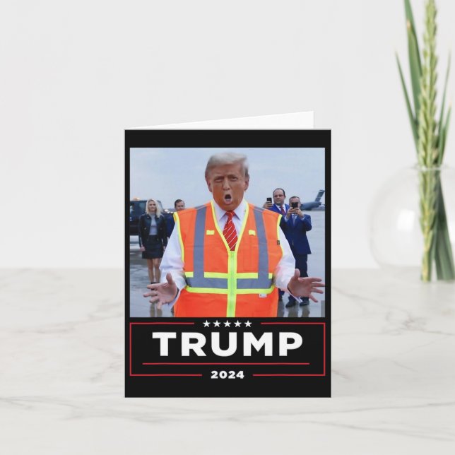 Donald Trump åker i soptrUCK T-shirt soptipp  Kort (Framsida)