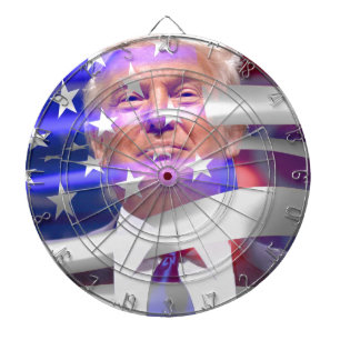 donald trump american flagga piltavla