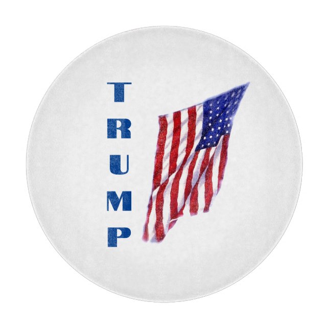 Donald Trump American Flagga Pop Art (Framsidan)