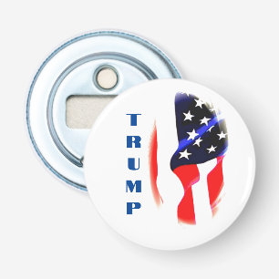 Donald Trump American Flagga Pop Art Flasköppnare