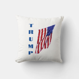 Donald Trump American Flagga Pop Art Kudde