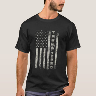 Donald Trump American Vintage USA America Flagga T Shirt