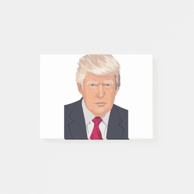 Donald Trump ansikte Post-it Block (Framsida)