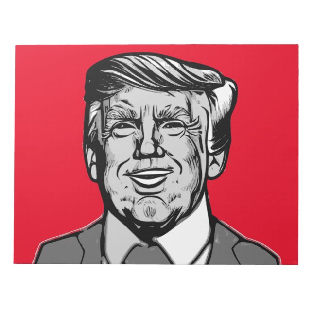 DONALD TRUMP ANTECKNINGSBLOCK (Framsida)