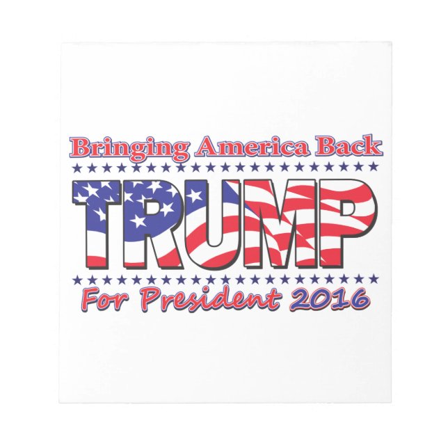 Donald Trump Anteckningsblock (Framsida)