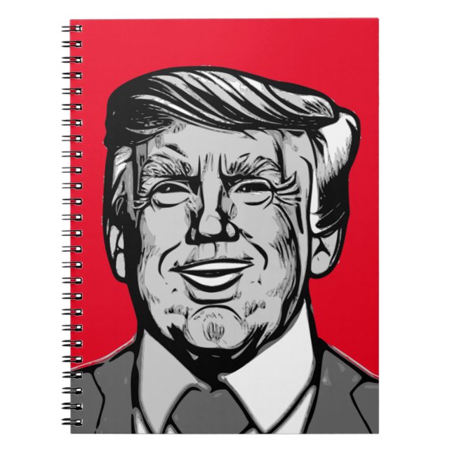 DONALD TRUMP ANTECKNINGSBOK (Framsidan)