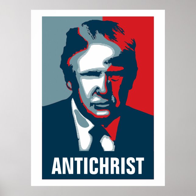 Donald Trump ANTICHRIST Poster (Framsidan)