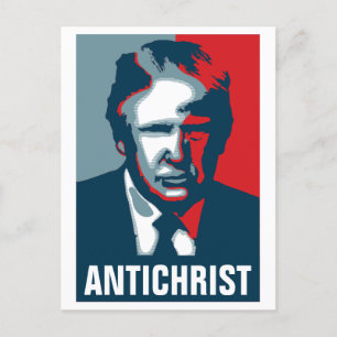 Donald Trump ANTICHRIST Vykort